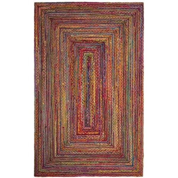 Safavieh Cape Cod Hand Woven Rectangle Area Rug, Red and Multi Color - 4 x 6 ft. CAP202A-4 - main